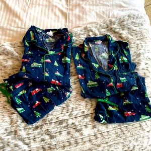 2 Pair Set- One Men’s Medium and One Women’s Medium Target Christmas Pajamas